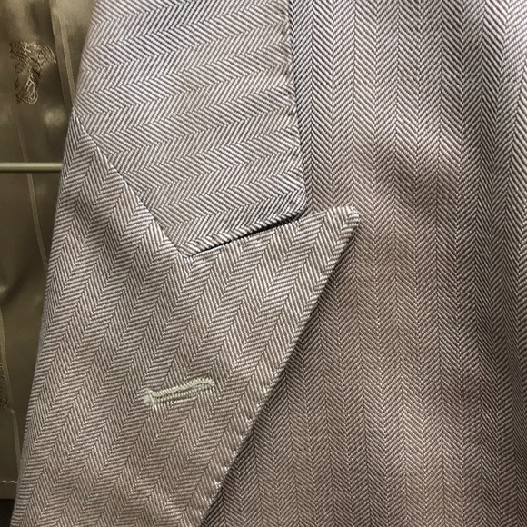 Versace silk wool sports coat peak lapel 2 button - Picture 4 of 8